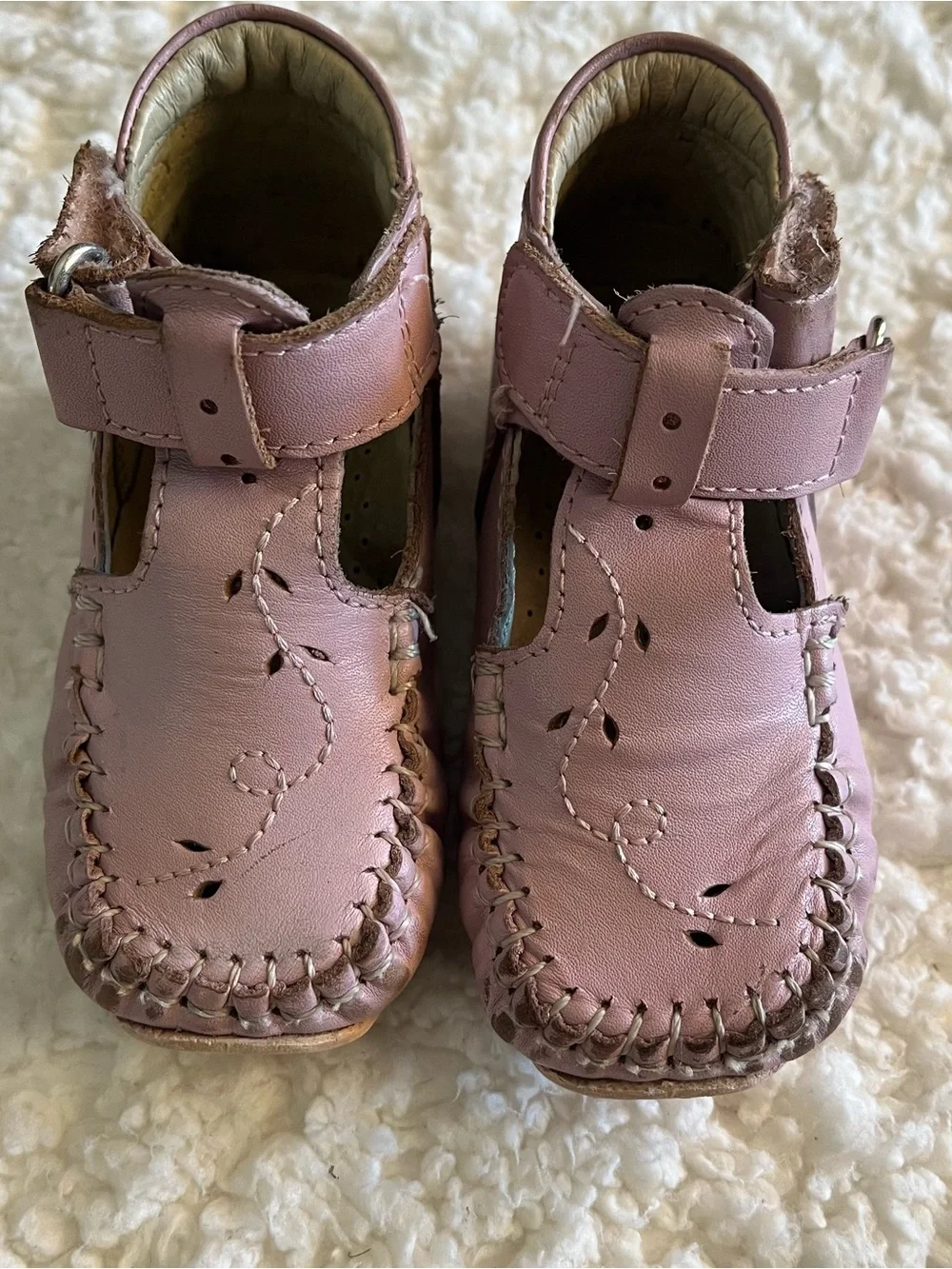 Mexican Leather Shoes Baby Girl